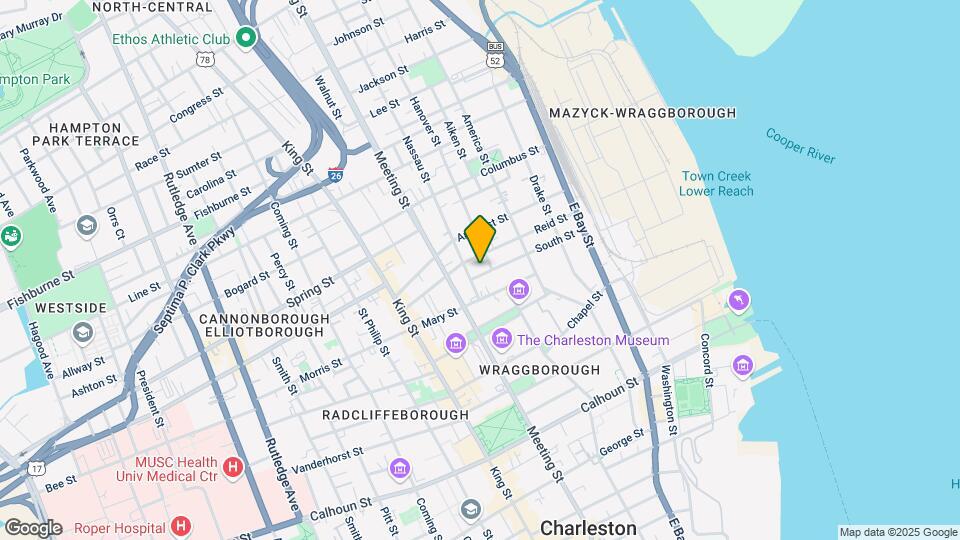 62 South St Mapa y Detalles de la Ubicación
