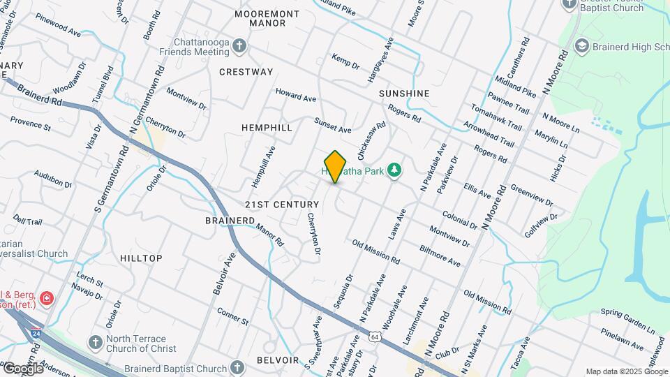 217 N Sweetbriar Ave Map and Location Details