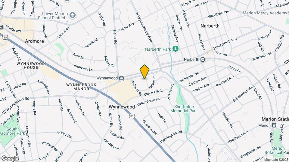 150 E Wynnewood Rd, Unit 1B-26M Map and Location Details
