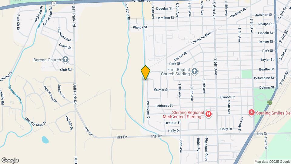 1167 Westview Dr Map and Location Details