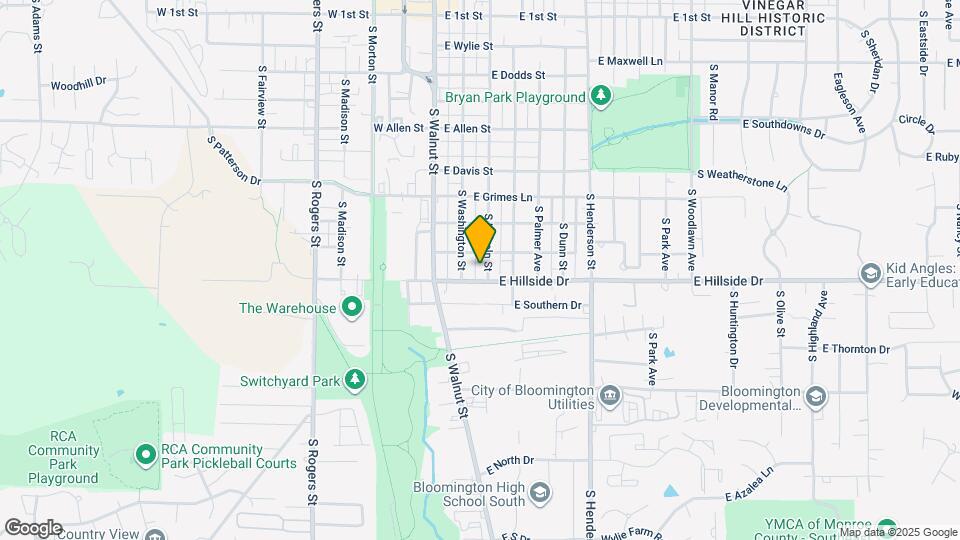 1416 S Lincoln St Map and Location Details