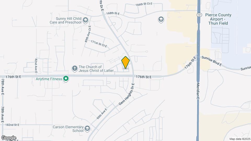 17509 93rd Ave E Map and Location Details