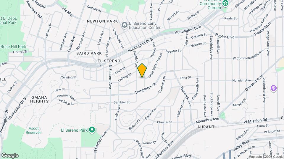 3243 Portola Ave Map and Location Details