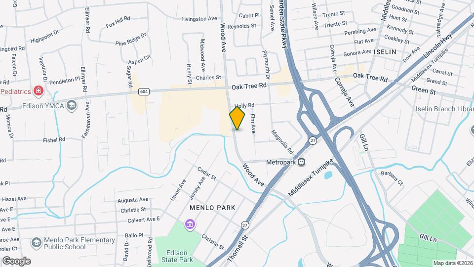 96 N Wood Ave Map and Location Details