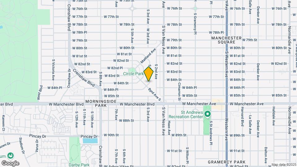 8335 S 3rd Ave Map and Location Details