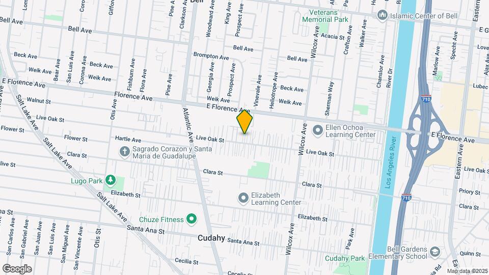4729-4731 Live Oak St Mapa y Detalles de la Ubicación