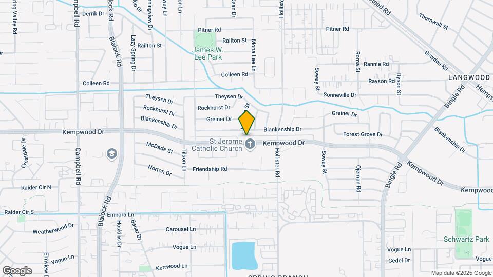 8870 Kempwood Dr Map and Location Details