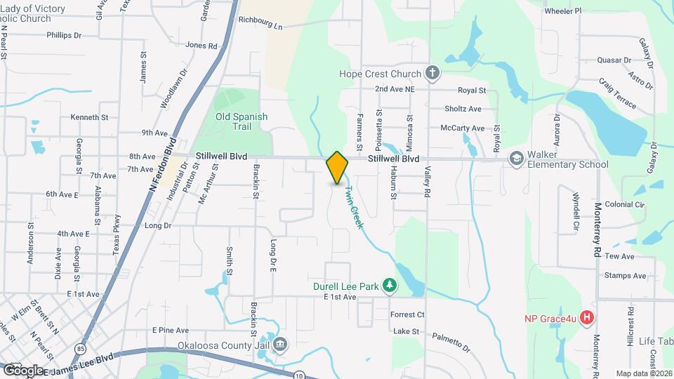 112 Split Creek Dr Map and Location Details