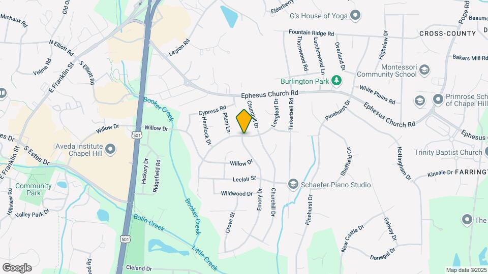 813 Longleaf Dr Map and Location Details