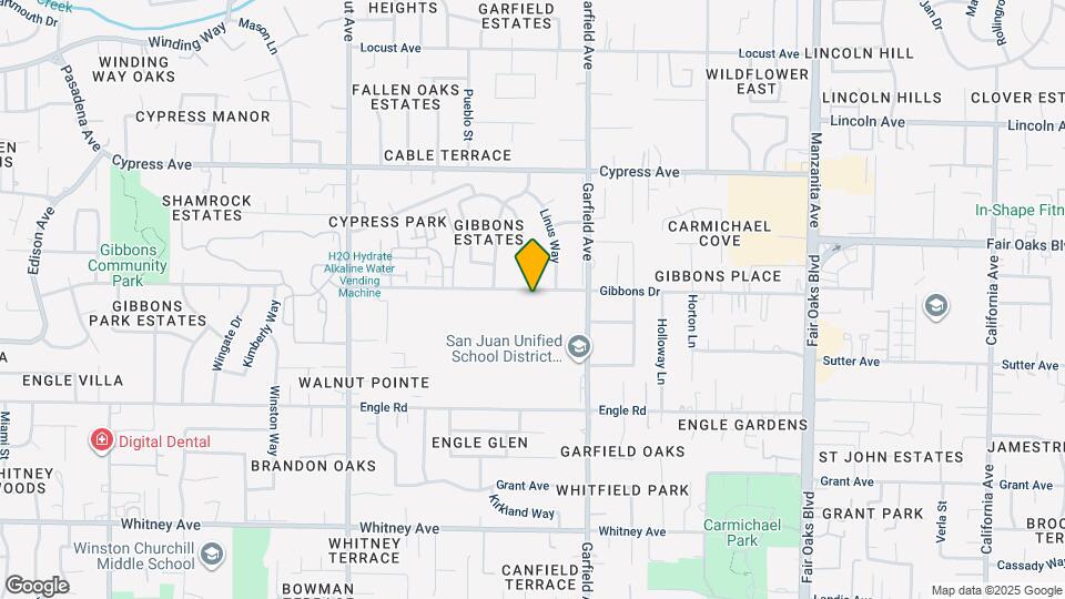 5404 Gibbons Dr Map and Location Details