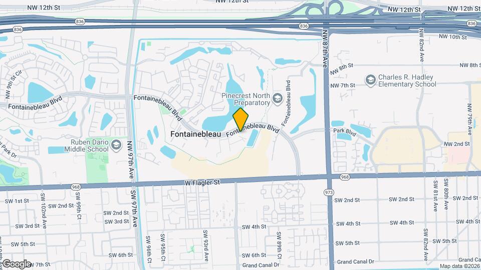 9120 Fontainebleau Blvd Map and Location Details