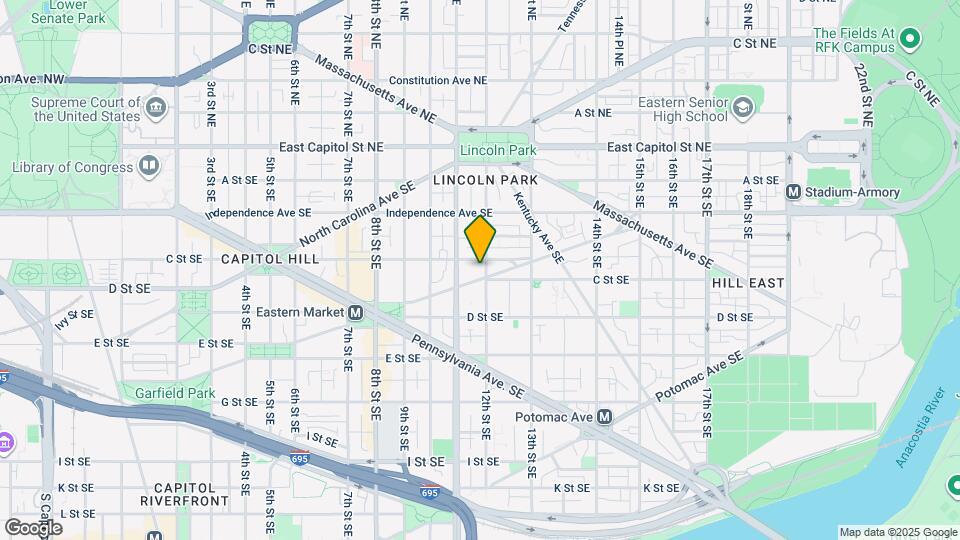 1126 S Carolina Ave SE Map and Location Details