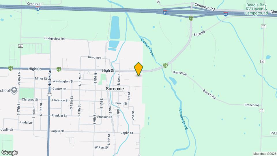 400 E High St Map and Location Details