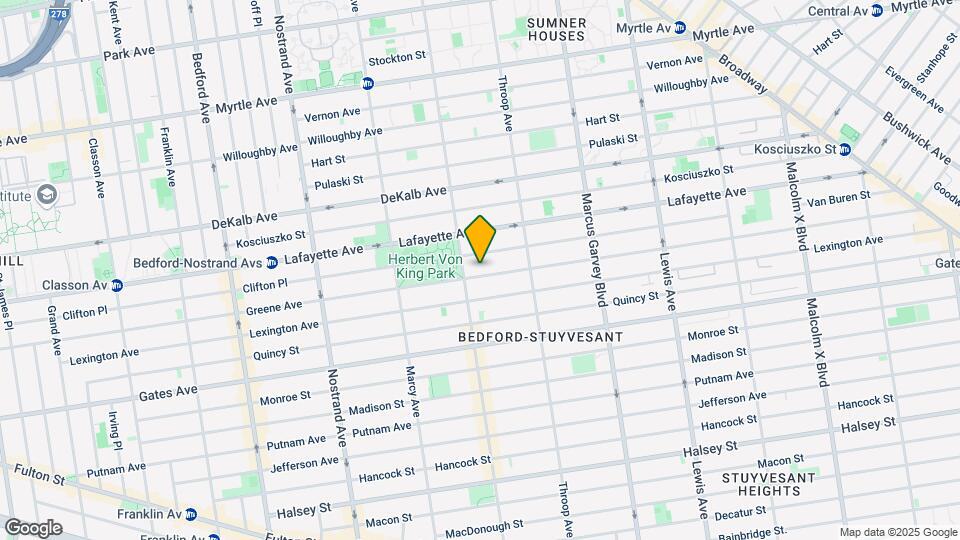 613 Greene Ave Map and Location Details
