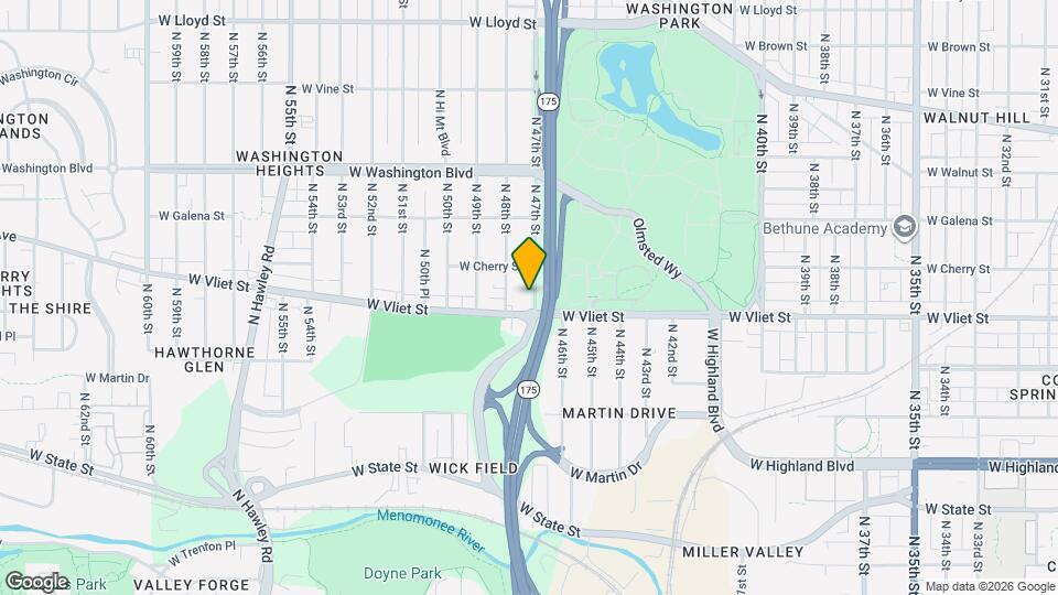 1427 N 47th St Map and Location Details