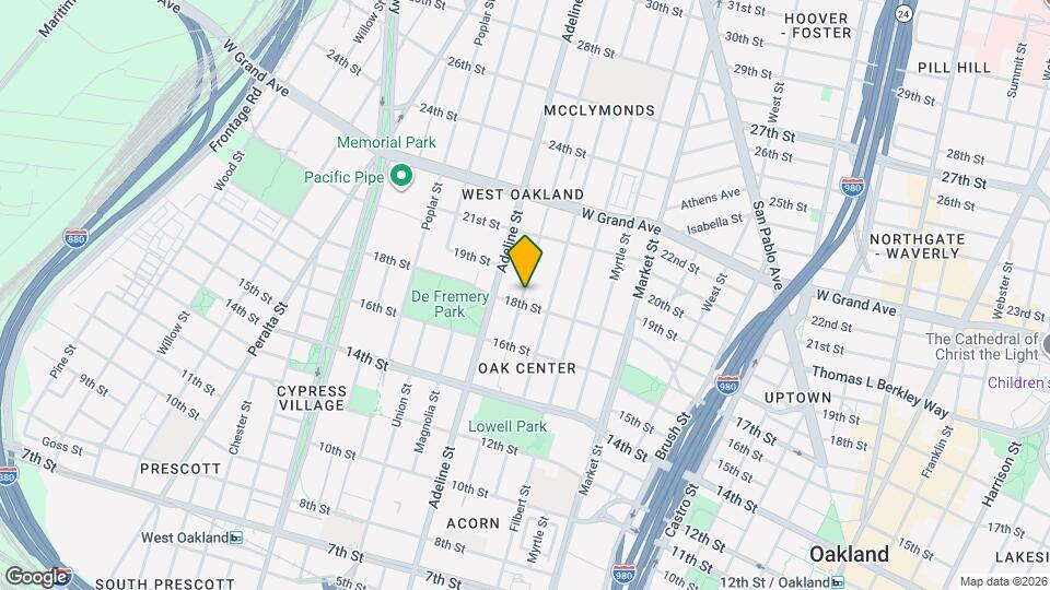 1814 Chestnut St Mapa y Detalles de la Ubicación