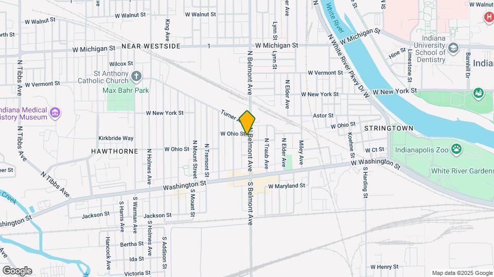 136 N Belmont Ave Map and Location Details