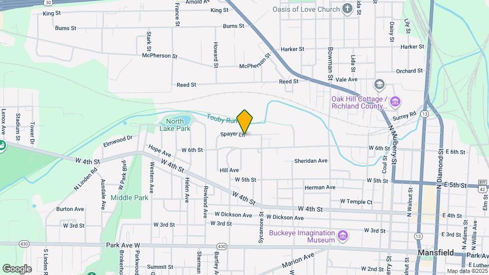 409 Spayer Ln Map and Location Details