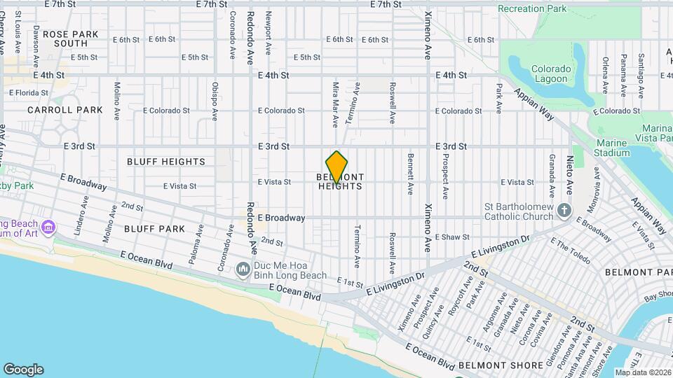 247 Mira Mar Ave, Unit Studio Map and Location Details
