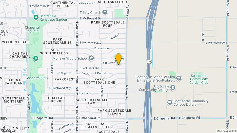 8720 E Jackrabbit Rd Map and Location Details