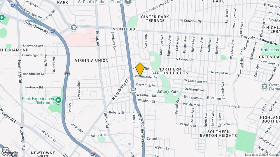 813 W Lancaster Rd, Unit Lancaster Unit 1 Map and Location Details
