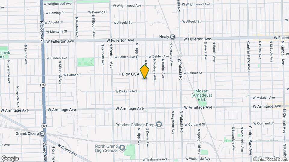 2134 N Keeler Ave, Unit 2 Mapa y Detalles de la Ubicación