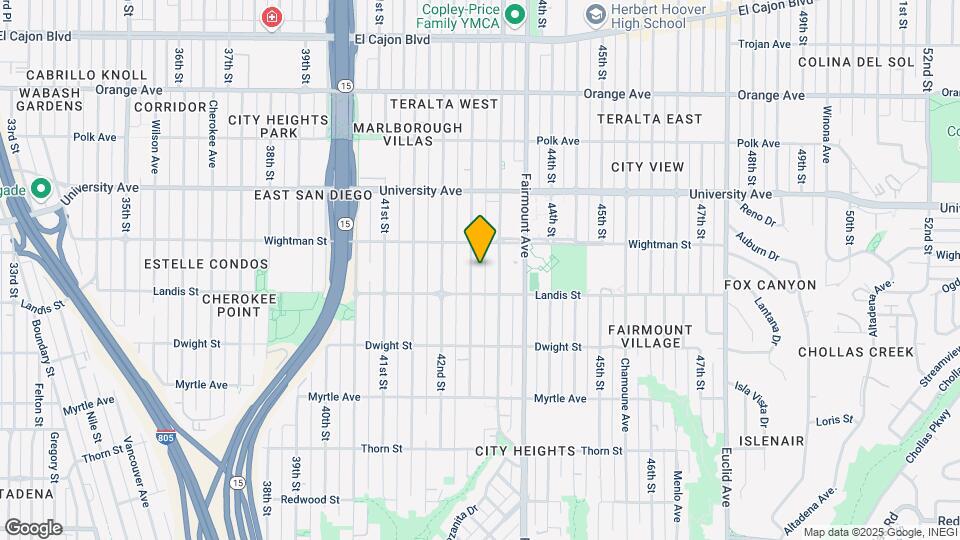 3745 Van Dyke Ave Map and Location Details