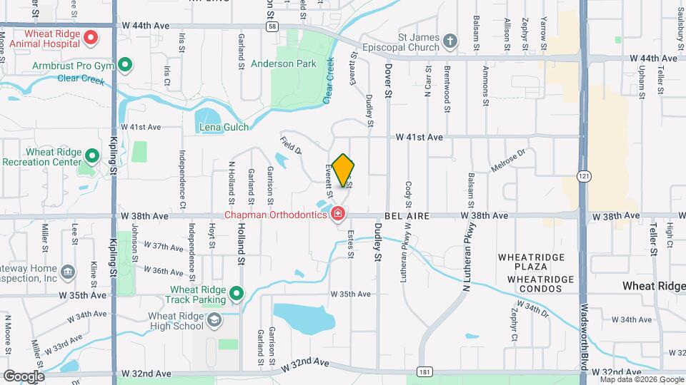 3855 Estes St Map and Location Details