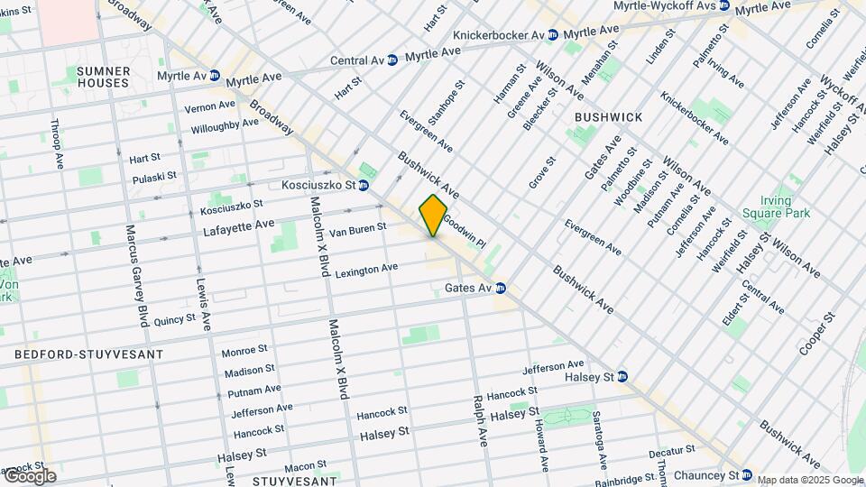 1254 Broadway Mapa y Detalles de la Ubicación