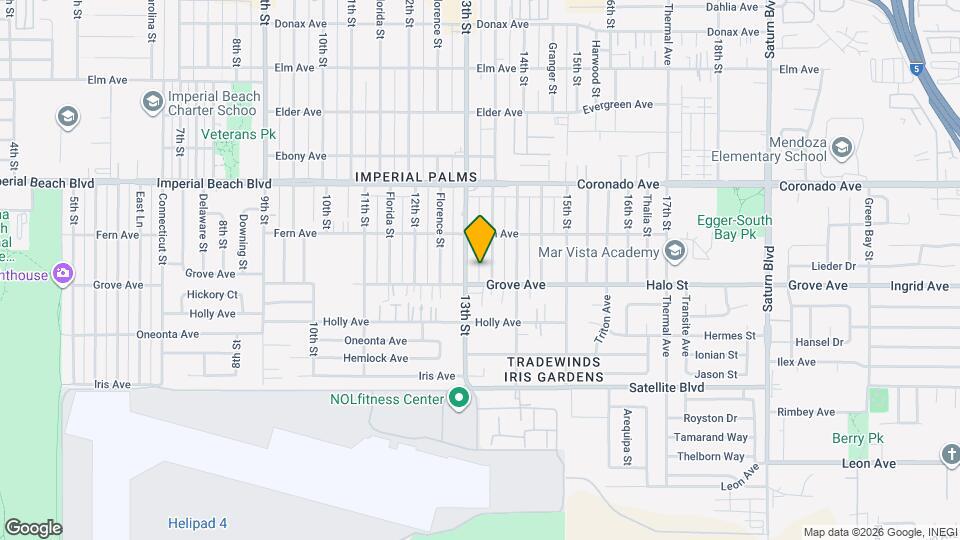 1270 Georgia St Map and Location Details