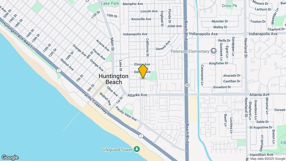 Huntington Street Apartments Map and Location Details