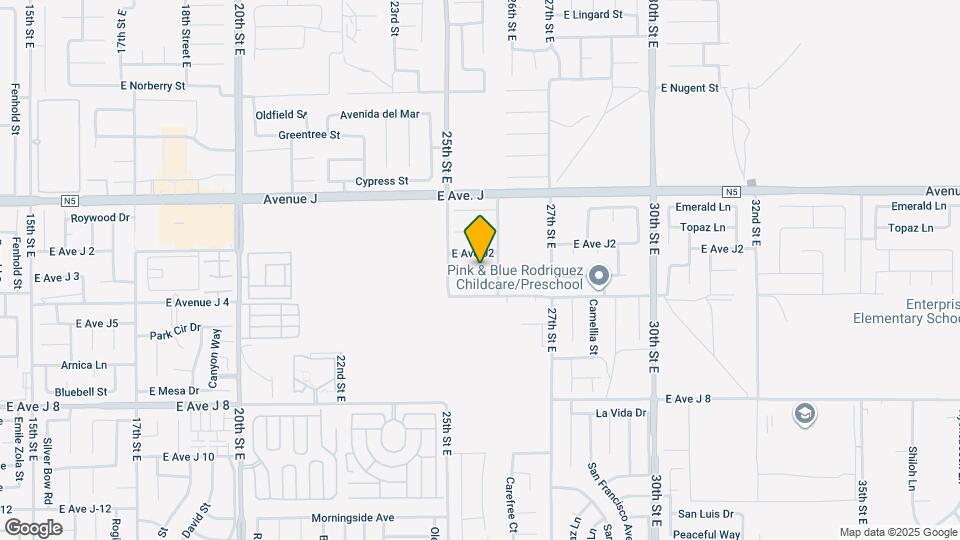 2539 Garnet Ln Map and Location Details