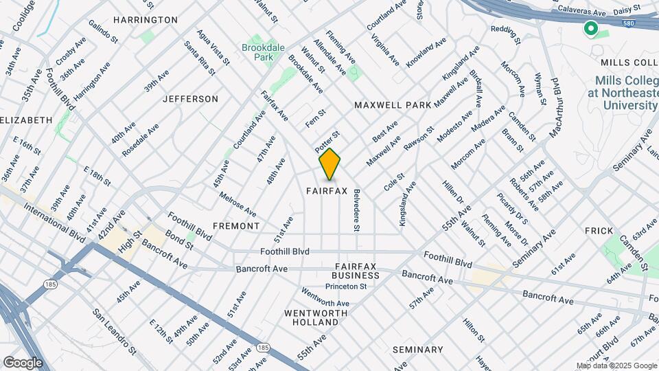 5037 Fairfax Ave Map and Location Details