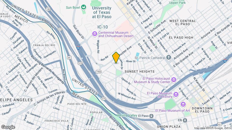 1275 Prospect St Map and Location Details