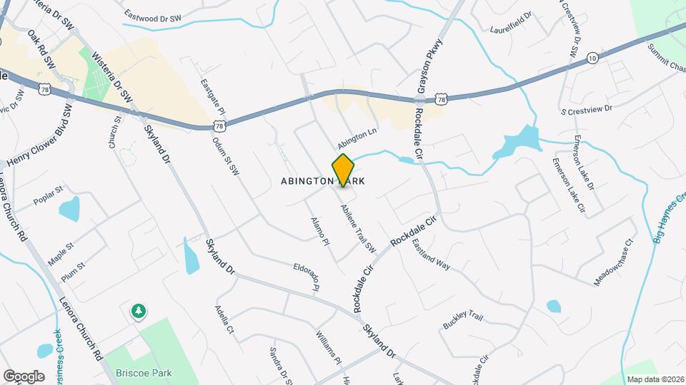 2746 Abilene Trail SW Map and Location Details