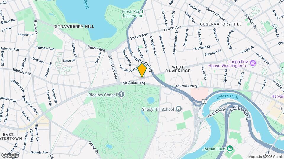 240 Brattle St Map and Location Details