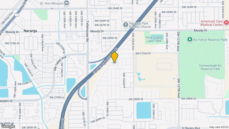 13357 SW 274th St Map and Location Details