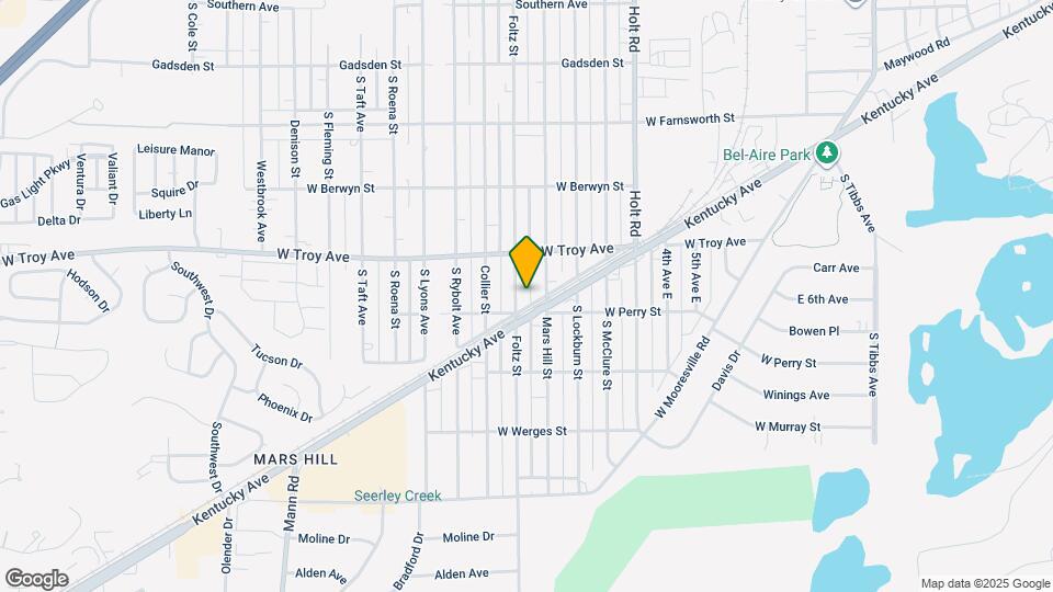 3047 Foltz St Map and Location Details