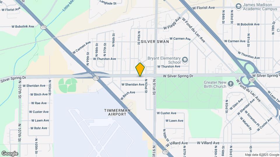 9225 W Silver Spring Rd Map and Location Details
