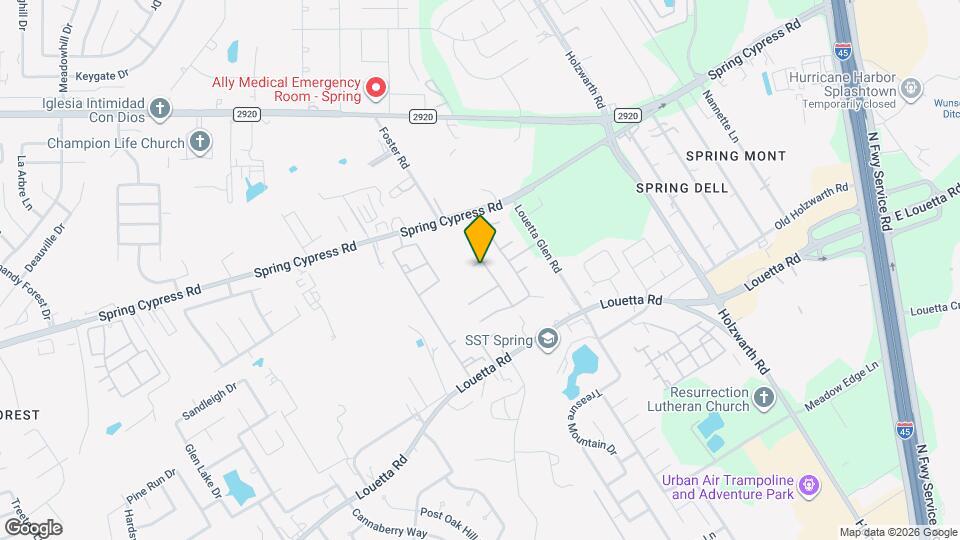 20715 Louetta Oak Dr Map and Location Details