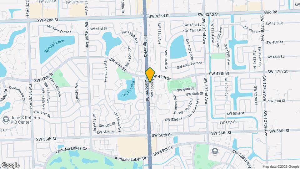 4736 SW 136th Pl Map and Location Details