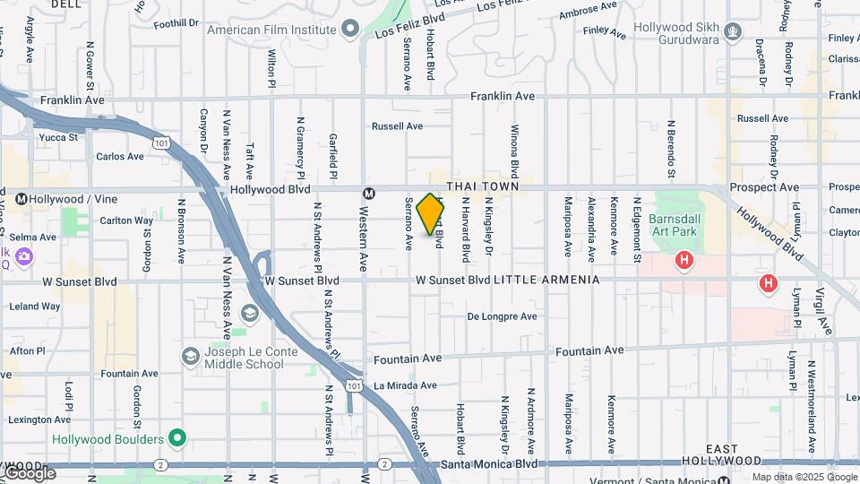 Hollywood Royale Apartments Mapa y Detalles de la Ubicación