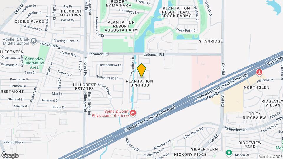 4167 Crooked Stick Dr Map and Location Details