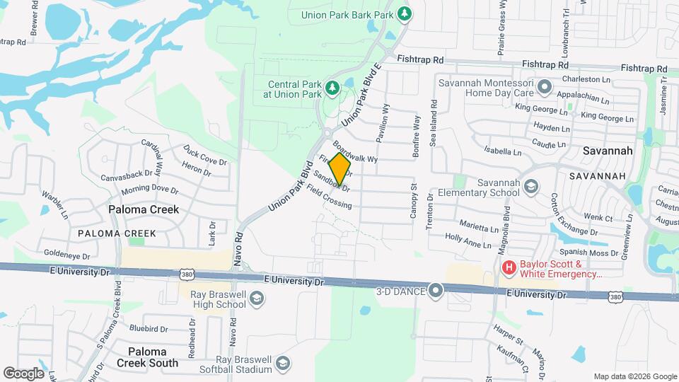 740 Sandbox Drive Map and Location Details