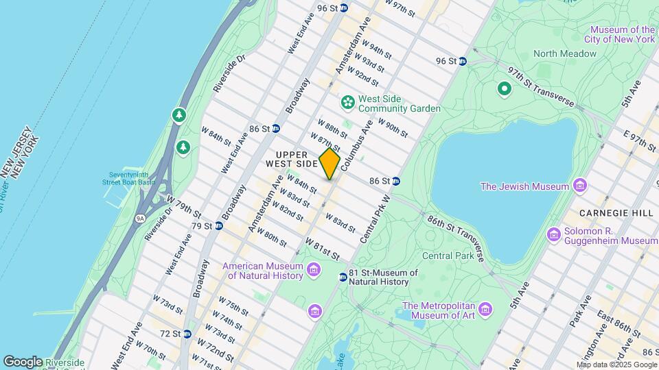 100 W 85th St Map and Location Details