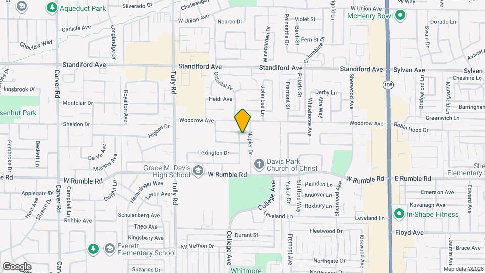 3212 Coventry Way Map and Location Details