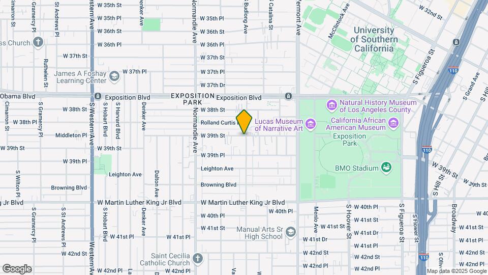 1156 W 39th St Map and Location Details