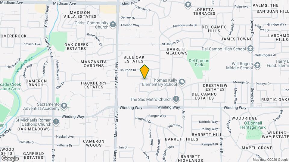 6049 Northcrest Cir Map and Location Details