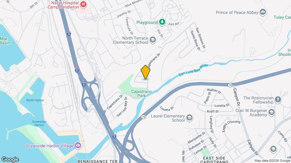 1526 San Jose St Map and Location Details