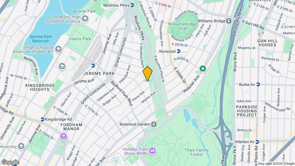 306 E Mosholu Pkwy S Map and Location Details